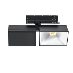 30W40W50W超广角射灯方形光斑单偏双偏洗墙轨道灯货架照明灯具