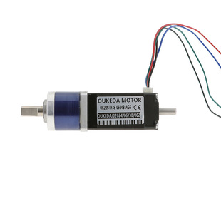 双轴 20行星减速步进电机 单轴齿轮箱 减速比4.75 双轴20减速电机