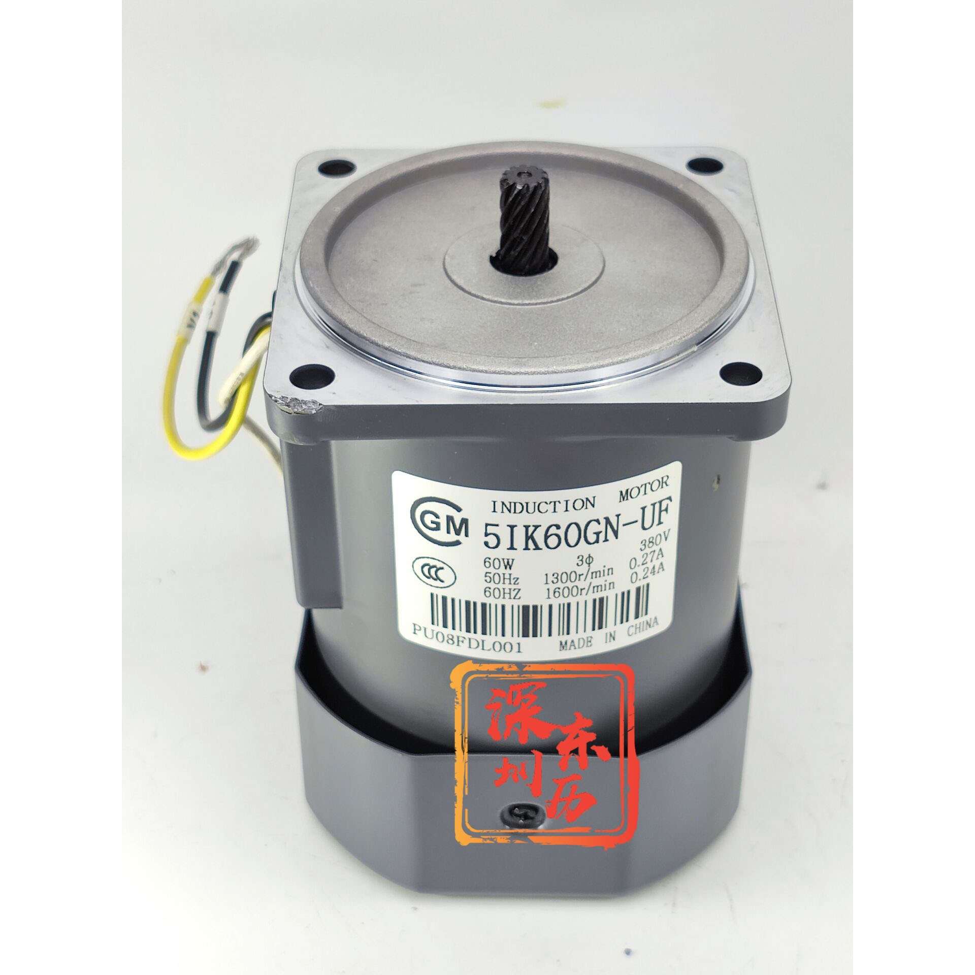 台湾CGM电机5IK60GN-UF三相异步马达INDUCTION MOTOR可替世协380V