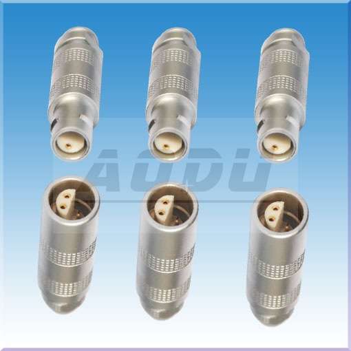 lemo接头半月式 兼容欧度航空插头0S 1S 2S对接雷莫连接器PCA FFA