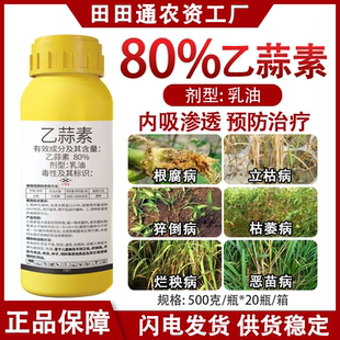 80%乙蒜素大蒜油杀菌剂水稻烂秧病根腐病专用药真菌细菌果树农药