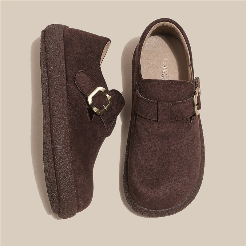 【甄选推荐】乐福单鞋女新款勃肯