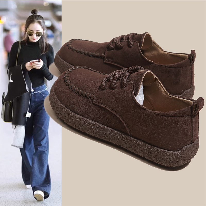 【甄选推荐】豆豆单鞋女新款勃肯