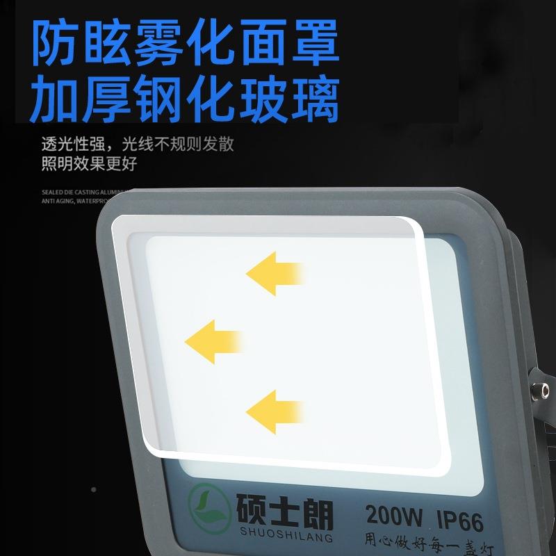led投光灯1 眩目宽压10v 户防外防水泛光灯 高球杆灯户led外场探