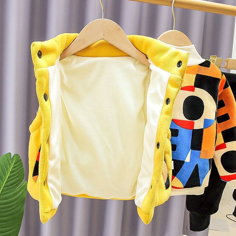 儿童装男童冬装套装男宝宝衣服男孩婴儿1周岁半秋2到3岁多女小孩4