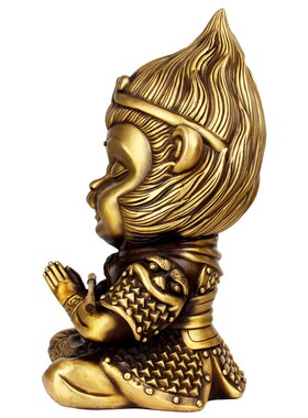 朴器 铜孙悟空摆件铜齐天大圣摆件