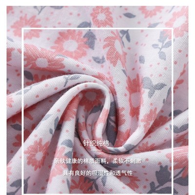 纯棉妈妈睡衣睡裤套装夏季薄款套头家居服女短袖短裤空调服两件套