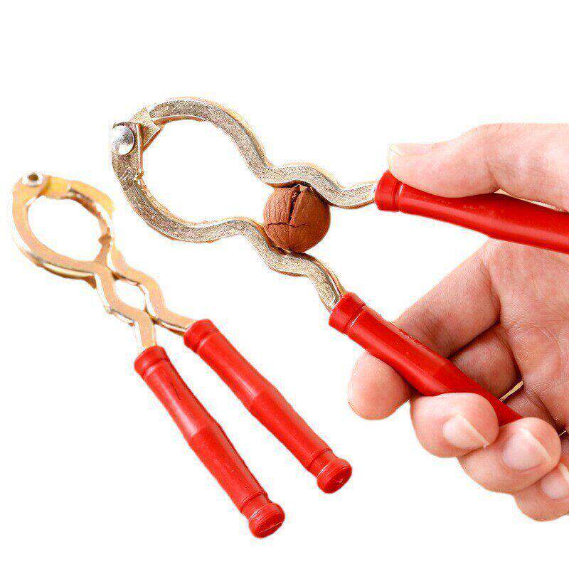 核桃夹子铁制家用山核桃坚果钳子夹核桃剥壳器耐用开核桃神器榛子