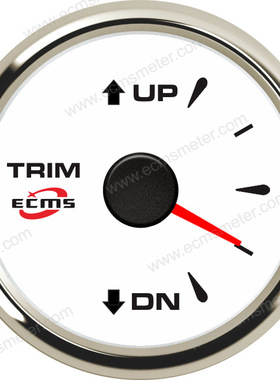 ECH防水螺纹安装多色背光游艇船舶船用指针向右平衡表