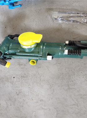 YT24气动凿岩机Y28手持式风动钻机气腿式岩石钻孔打眼机鸿聚