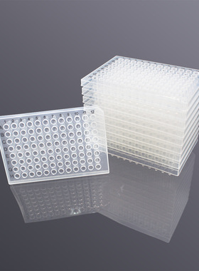 LABSELECT(甄选)MP-96-HS-0200 0.2ml 96孔半裙边PCR板,透明