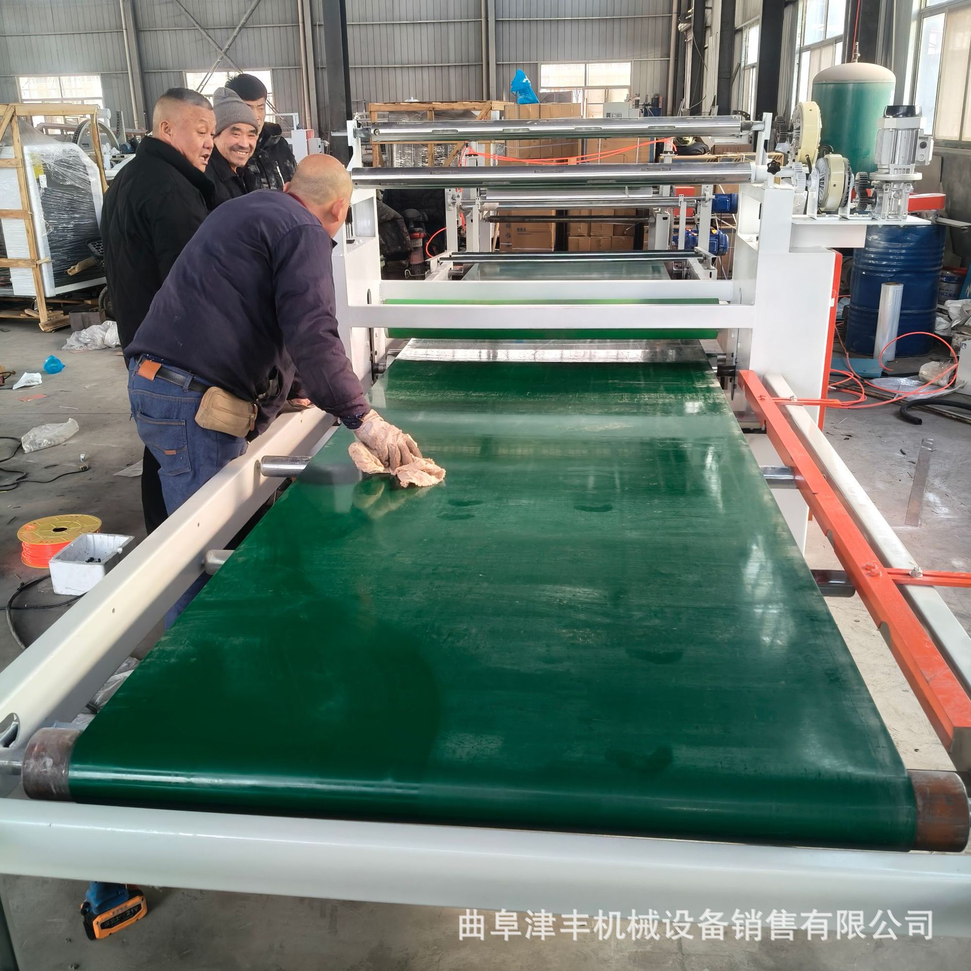 PET橡胶板自粘双面胶覆膜机