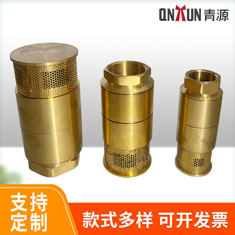 双门底阀1寸1.5寸加油站配件加油机底阀配件双门底阀单向止回阀