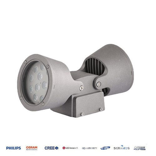 led挂壁灯双头户外壁灯防水室外双向庭院灯别墅过道外聚光灯射灯