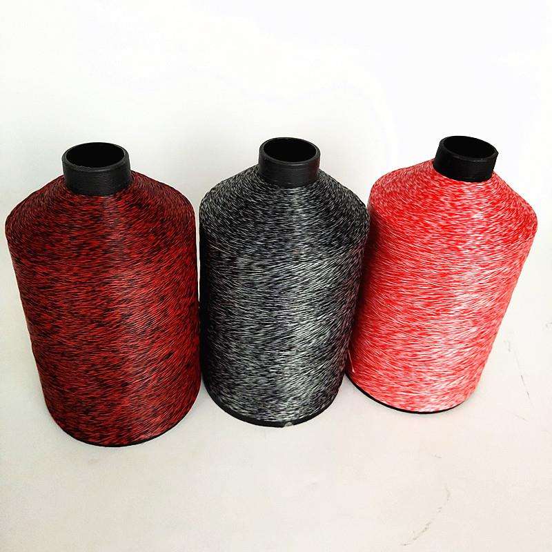 传统弓箭用弓弦料黑红双色UHMWPE低延展弓弦线护弦绳