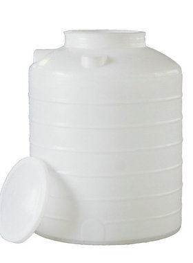 白色3吨塑料水塔 3000L圆型塑料储水桶3立方PE塑胶水箱污水桶