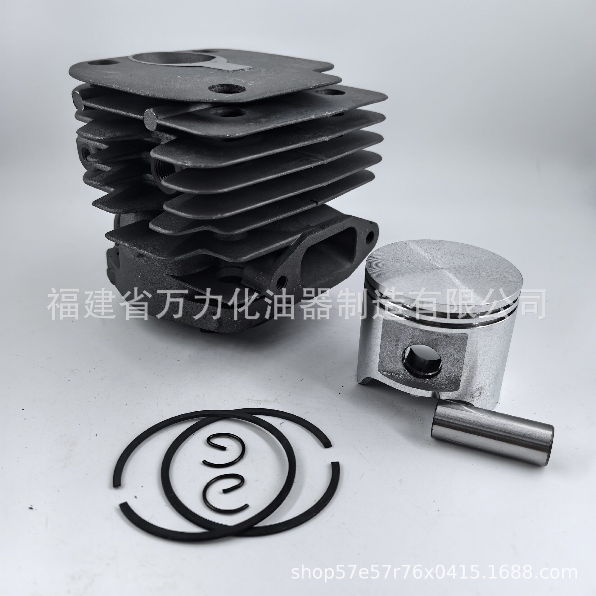 油锯Husqvarna350方口48mm汽缸活塞总成适用于链条木锯配件