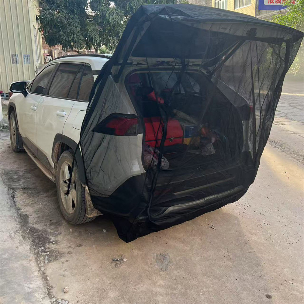 汽车防蚊虫窗帘遮阳帘车载车后门磁性磁吸后备箱网纱纱窗尾门蚊帐