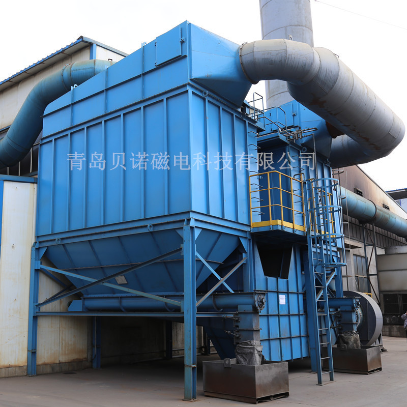 双排八箱电炉除尘系统 高效脉冲式7万风量电炉布袋除尘器
