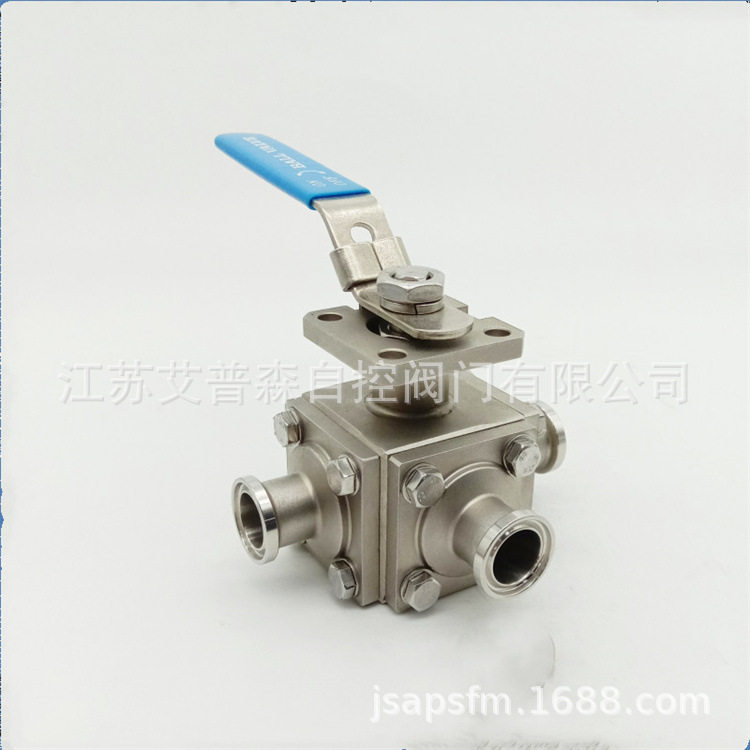全包快装三通球阀/不锈钢卫生级全包四方三通球阀Q84F其他阀门150