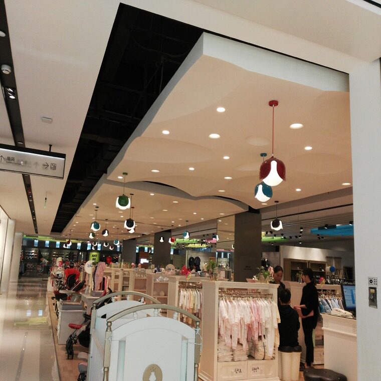 批发GRG吊顶材料高晶板室内凹造型墙面阻燃石膏板商场天花板异形