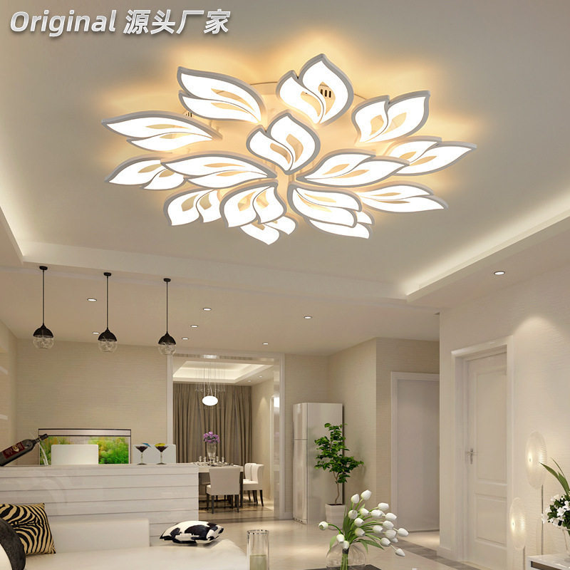 后现代轻奢花瓣LED吸顶灯
