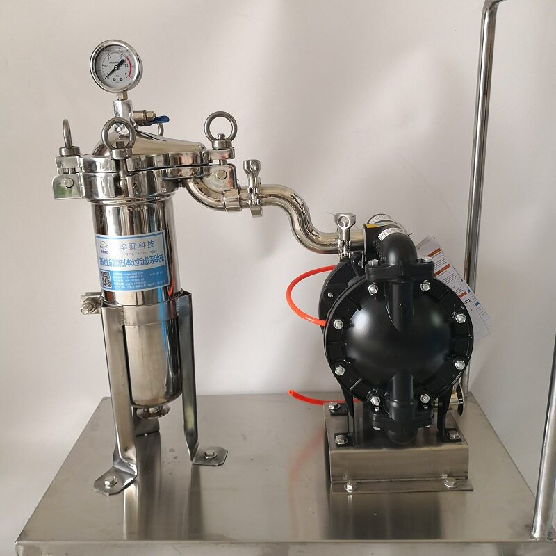 小型镜面抛光顶入袋式过滤器定制