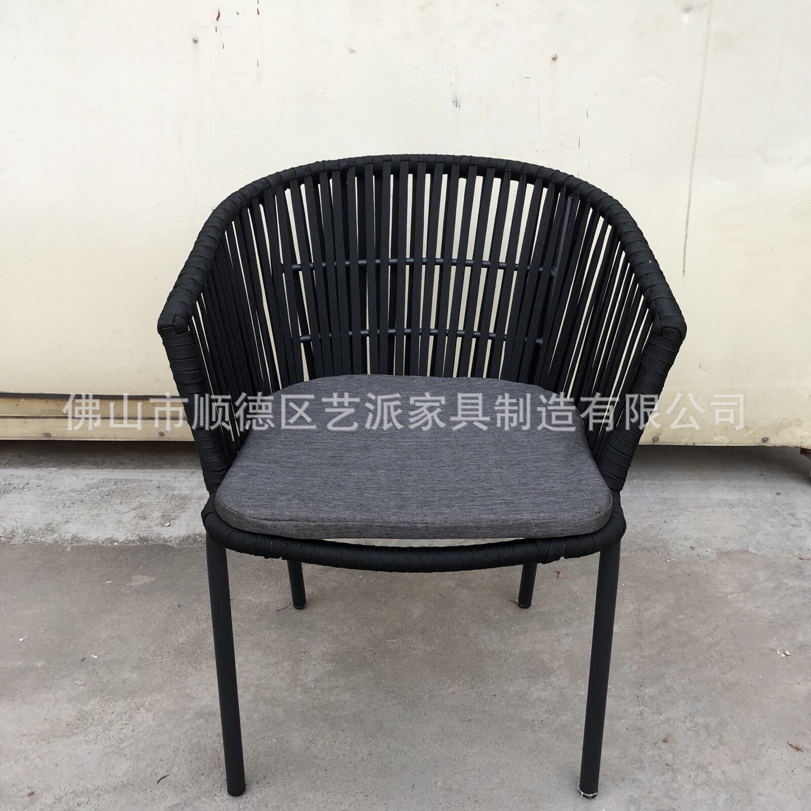 户外铝合金休闲藤编餐桌椅组合咖啡厅休闲家具花园露阳台室外