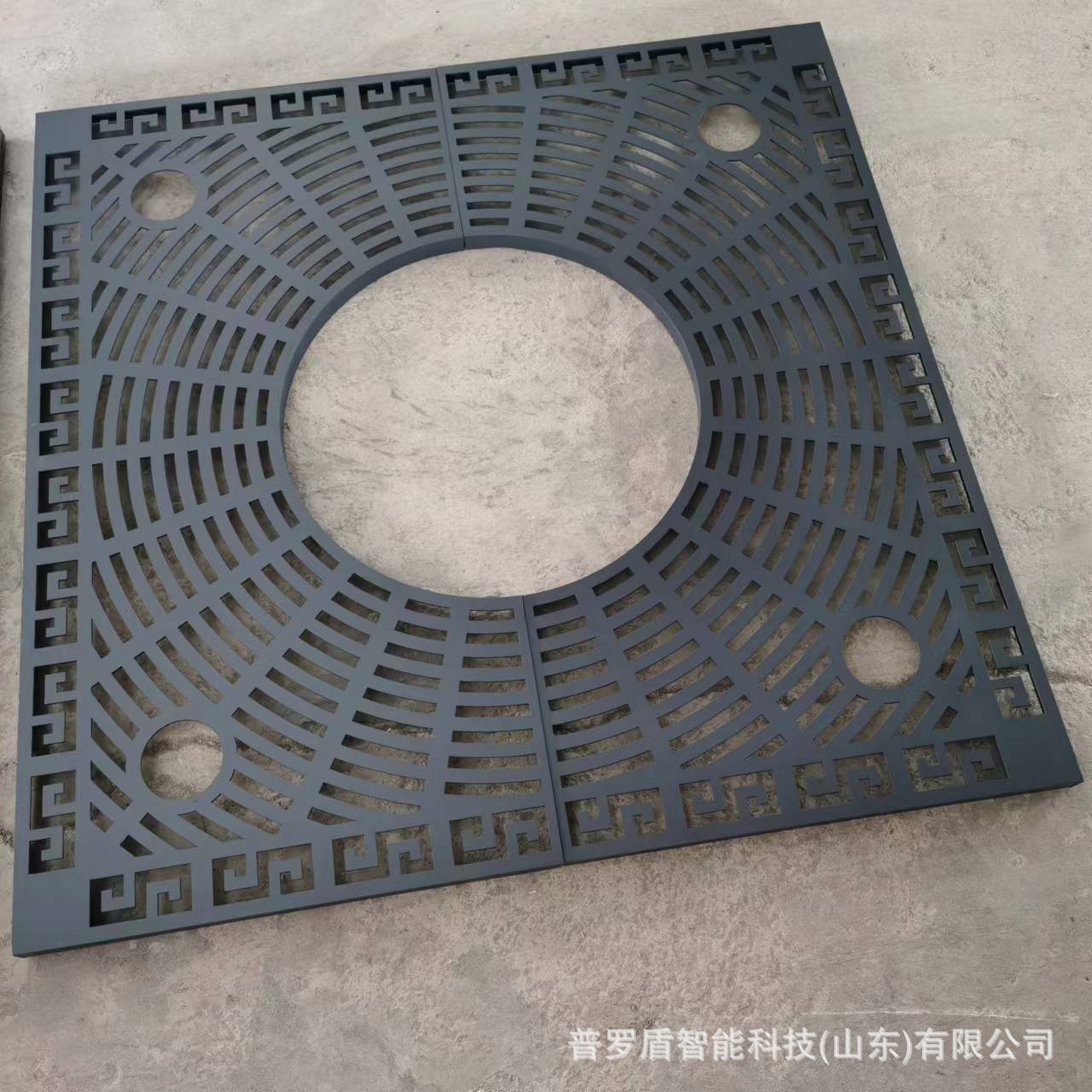 不锈钢护树板铁艺树围子钢板树坑盖板铸铁树篦子多种规格款式直发图片
