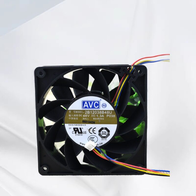 原装正品 AVC 2B12038B48U DC 48V 1.3A 直流大风量风扇 12CM