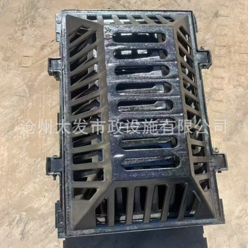 球墨铸铁圆溢流井盖批发厂 重型轻型海绵城市用排水检查井溢流井