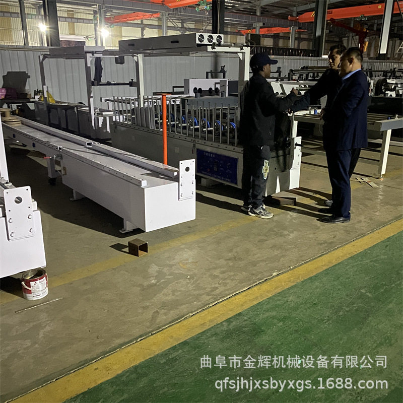 PUR大板护墙板覆膜机 木工铝塑板门套线冷热300包覆机支架可移动