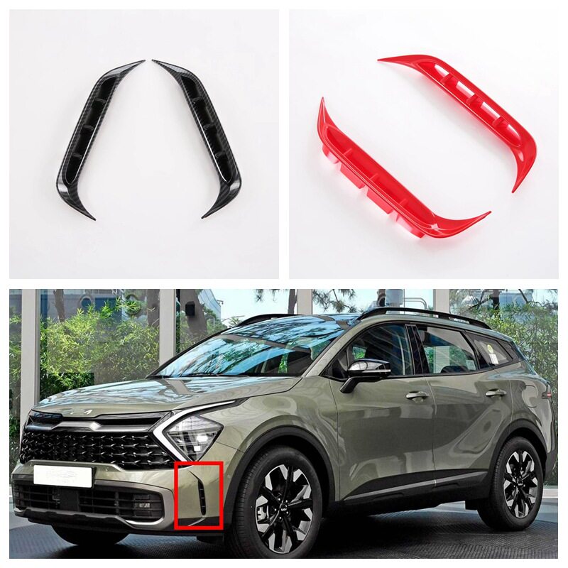 适用起亚22狮跑前雾灯眉雾灯框 五代Sportage NQ5眉条外饰改装件M