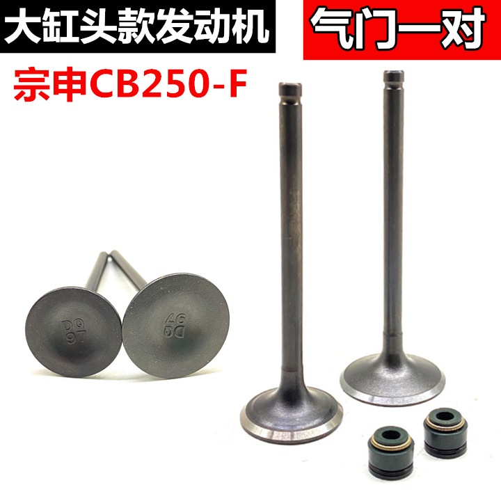 贵尊极盗者3 战狼T4卒玛越野车CB250-F大缸头发动机气门 油封