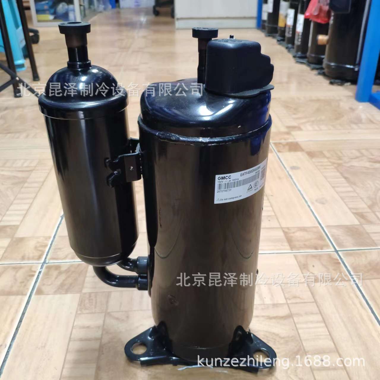 中央空调制冷转子式压缩机 HSM195V1UFT 低温制冷变频压缩机