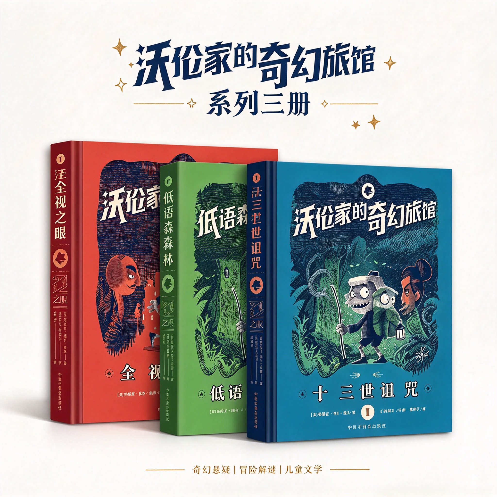 沃伦家的奇幻旅馆（精装3册）奇幻儿童文学延续，花生琼斯系列姊妹篇