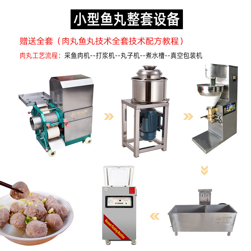 小型鱼肉丸机整套设备厂家现货