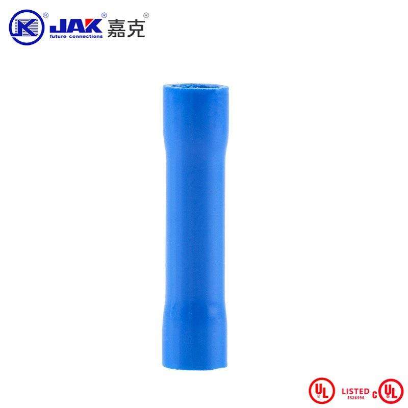 BV1.25紫铜PVC全绝缘护套CE中间连接端子冷压端头接线耳嘉克JAK