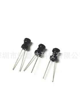 直销直插绕线工字电感4*6mm2uh插件电感线圈0406-2R0N