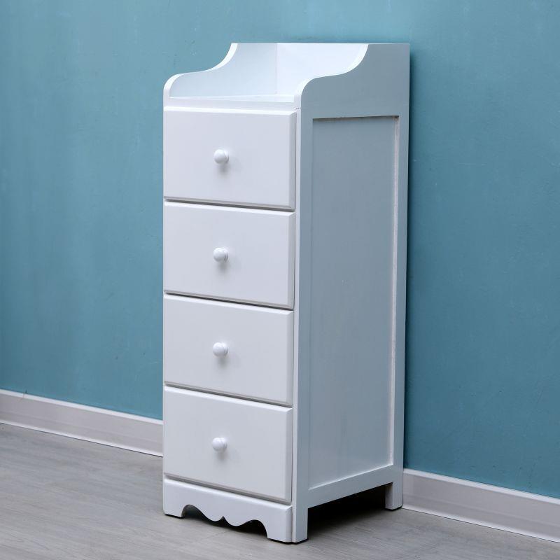 简欧式收纳整理储物柜小窄柜门厅边角矮柜夹缝抽屉床头边迷你30宽