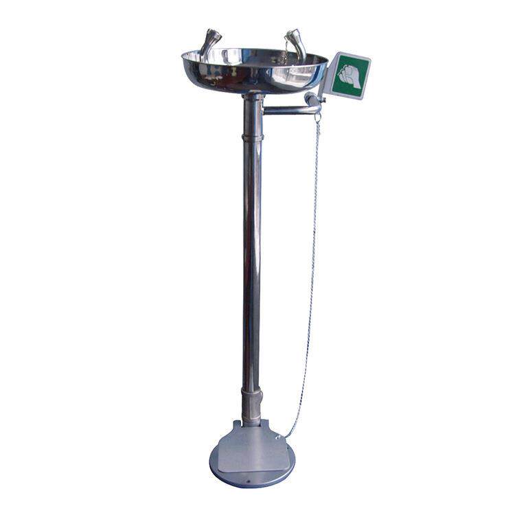 AEGLE羿科ES2202不锈钢落地式紧急救护立式洗眼器60902202