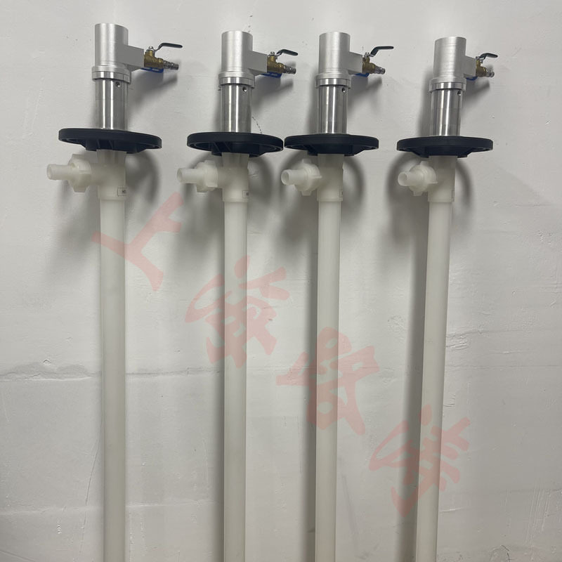 HP-A1+PVDF-1200气动插桶泵耐酸碱化工抽液泵手提式防爆油桶泵