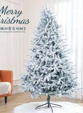 白色圣诞树christmas tree聖誕樹摆件加密人造植绒大型仿真