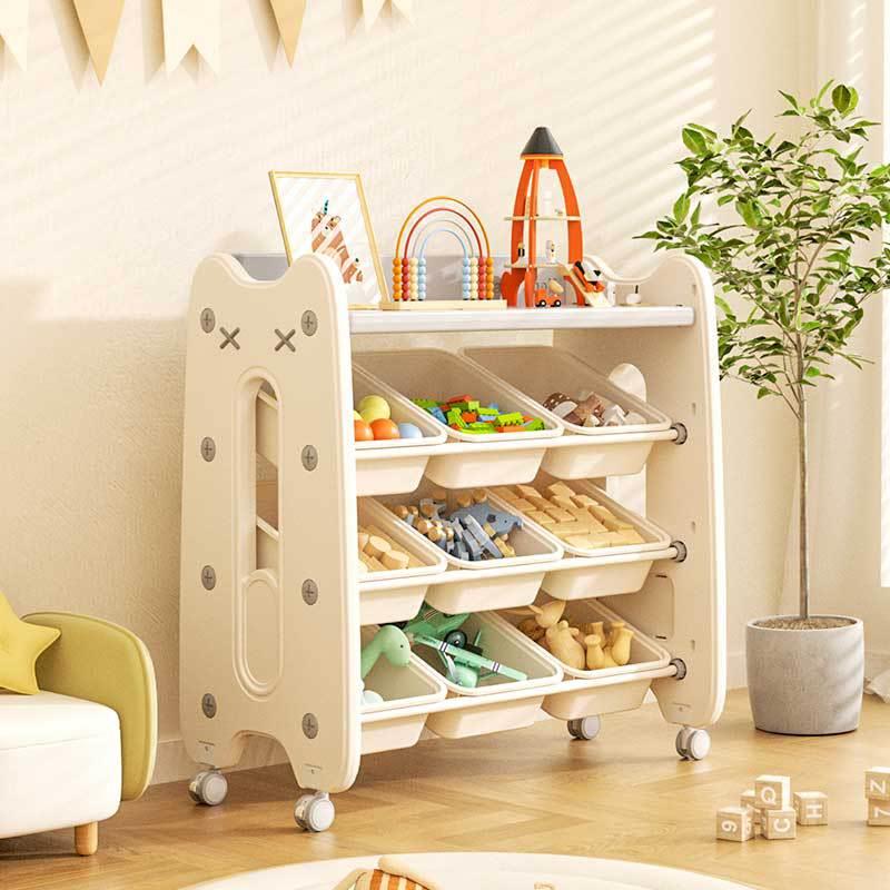 Feelbaby儿童玩具收纳架多层置物架子整理架储物柜宝宝绘本架书架