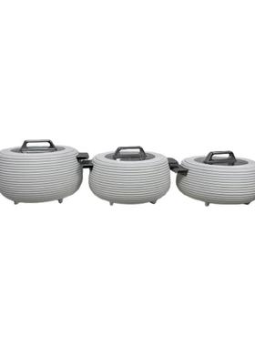 新款3pc玻璃盖保温盒