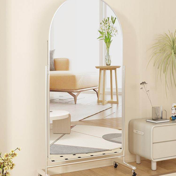 镜子全身镜可移动落地镜家用服装店试衣镜网红拍照穿衣镜显瘦美颜