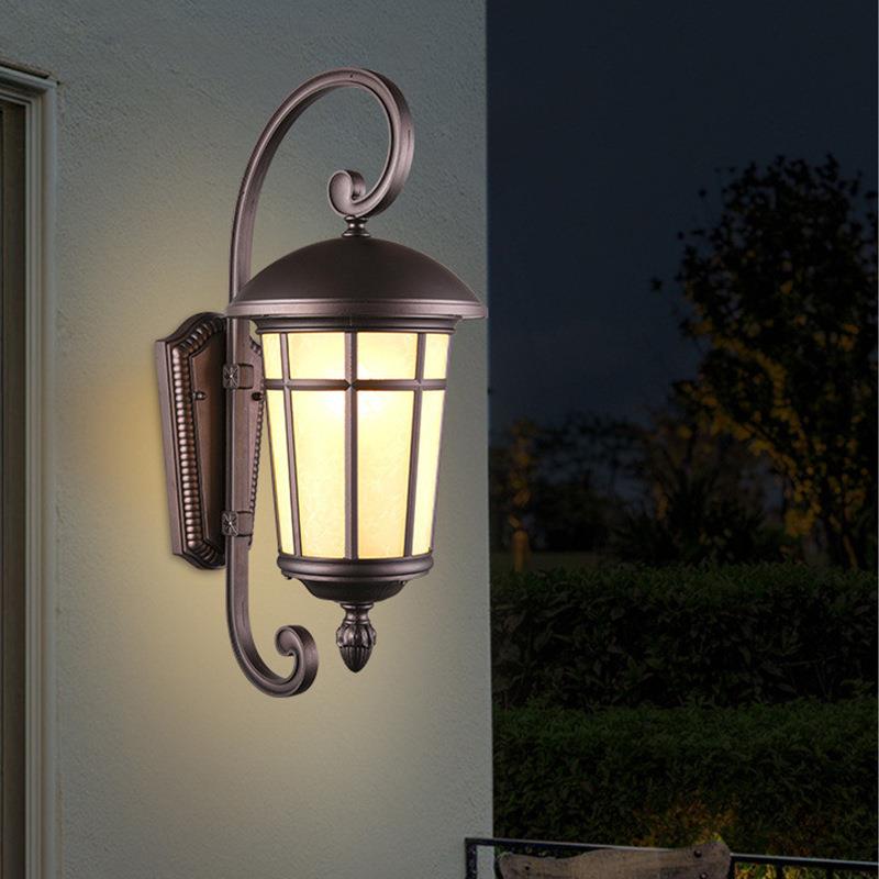 北美欧式简约户外壁灯外墙壁防水庭院阳台过道别墅复古壁灯