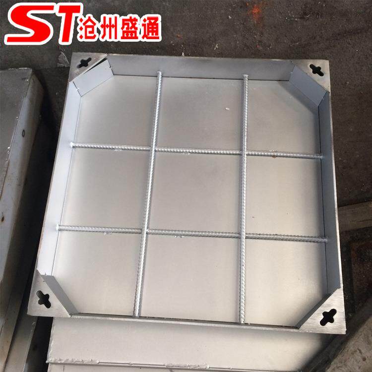镀锌方形井盖304不锈钢隐形井盖水道花园污水沙井盖窨井下沉式