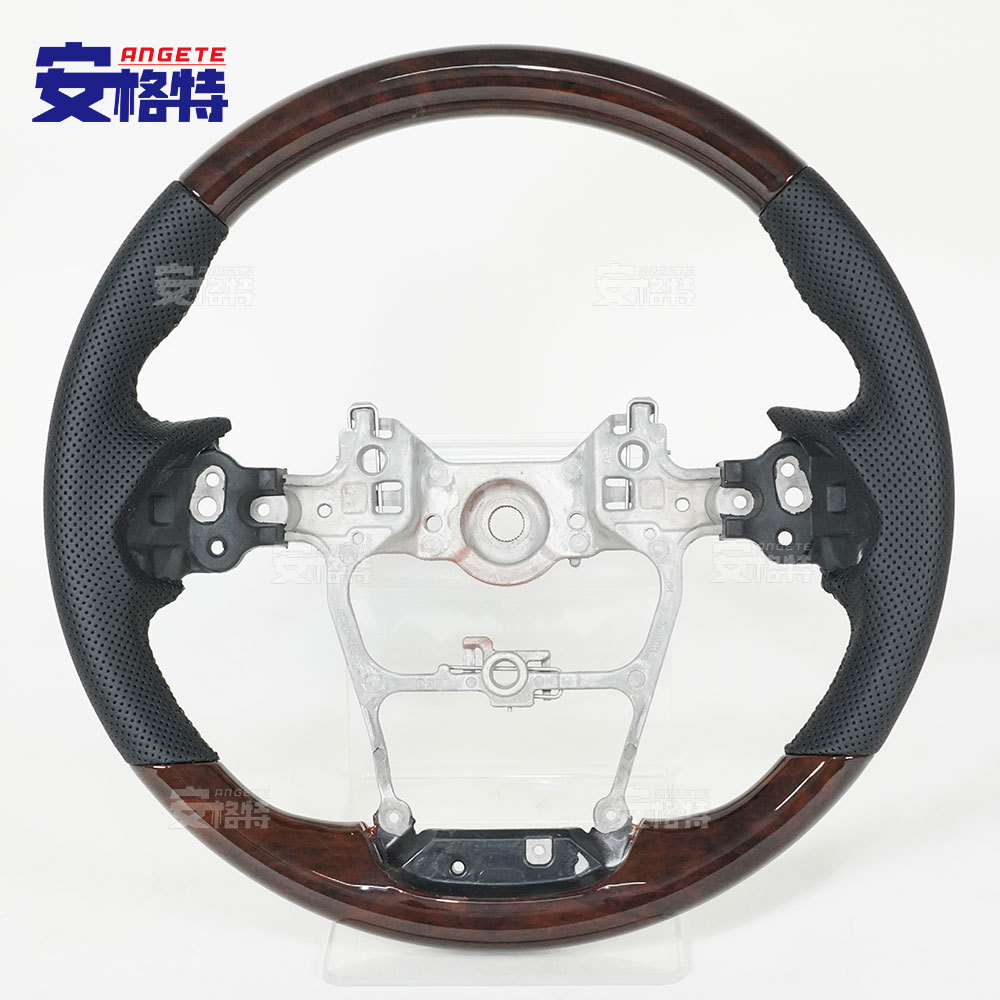 丰田陆巡LC300桃木方向盘改装