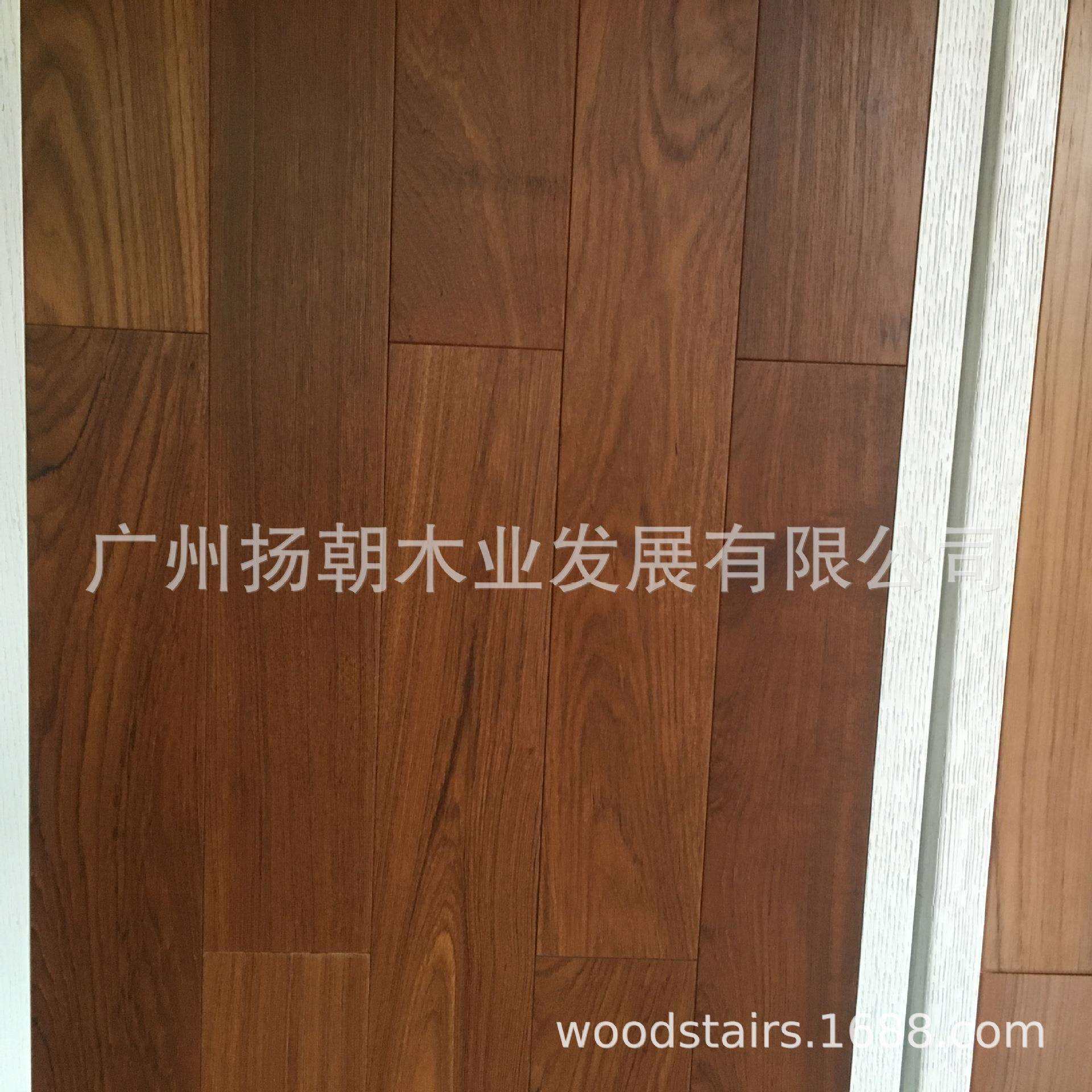 工厂直销柚木实木地板森林之星全实木碳化木防腐木